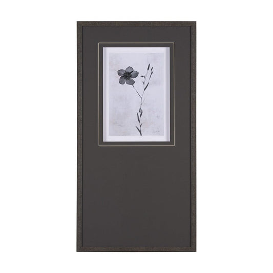 Mercana - Wonderful Wildflowers XIV Neutral by Deborah Revell a Hand Embellished Framed Art Print Matted under - 15710 view 1