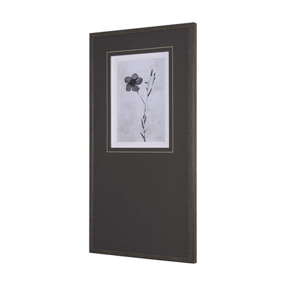 Mercana - Wonderful Wildflowers XIV Neutral by Deborah Revell a Hand Embellished Framed Art Print Matted under - 15710 view 2