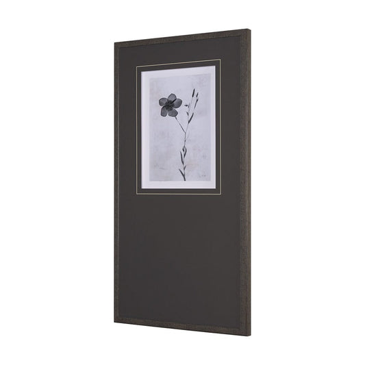 Mercana - Wonderful Wildflowers XIV Neutral by Deborah Revell a Hand Embellished Framed Art Print Matted under - 15710 view 2