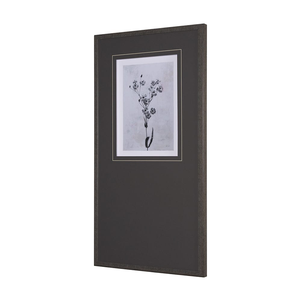 Mercana - Wonderful Wildflowers XV Neutral by Deborah Revell a Hand Embellished Framed Art Print Matted under - 15711 view 2