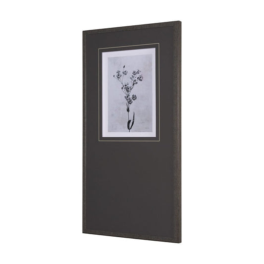 Mercana - Wonderful Wildflowers XV Neutral by Deborah Revell a Hand Embellished Framed Art Print Matted under - 15711 view 2