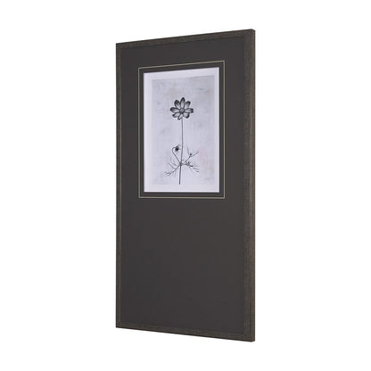 Mercana - Wonderful Wildflowers XVI Neutral by Deborah Revell a Hand Embellished Framed Art Print Matted under - 15712 view 2