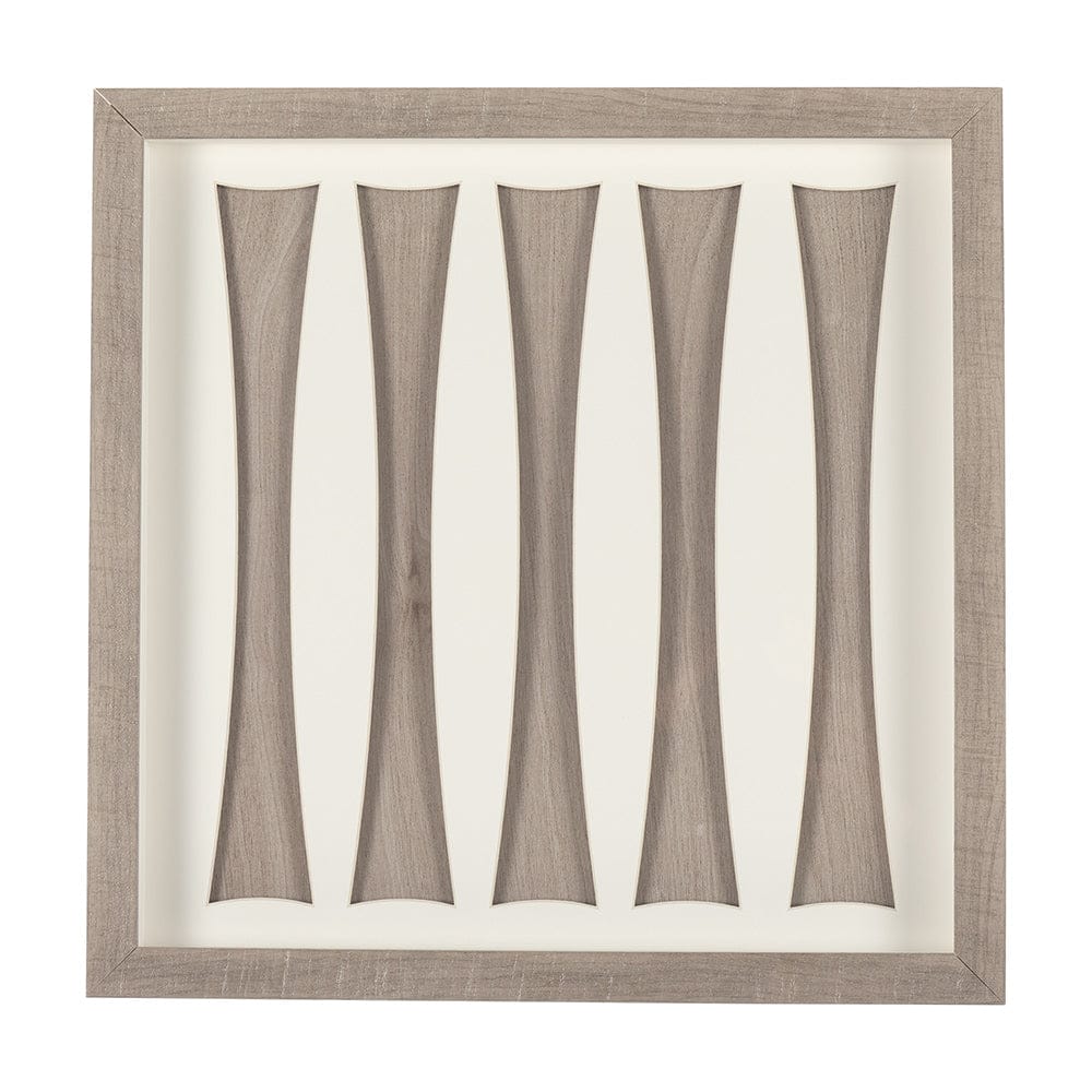 Mercana - Wood Grain Silhouette III by Studio M a Framed Art Print Matted under Glass - 14895 view 1