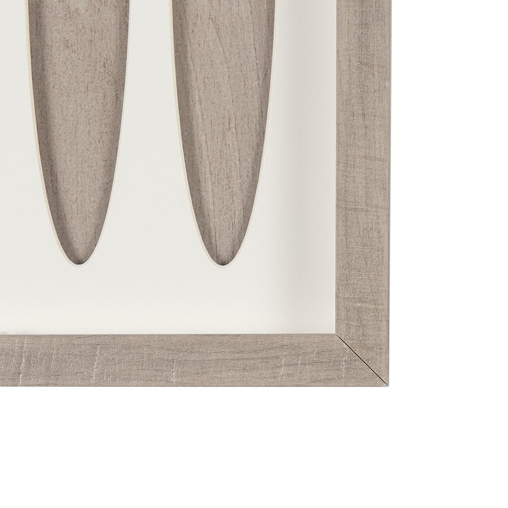 Mercana - Wood Grain Silhouette IV by Studio M a Framed Art Print Matted under Glass - 14896 view 3