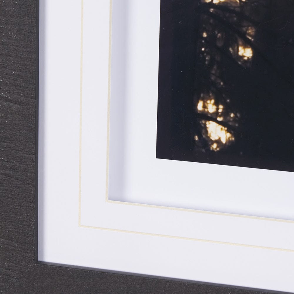 Mercana - Woodland Glow by Andreas Stridsberg a Hand Embelished Textured Framed Art Photo Matted under Glass - 9162 view 4