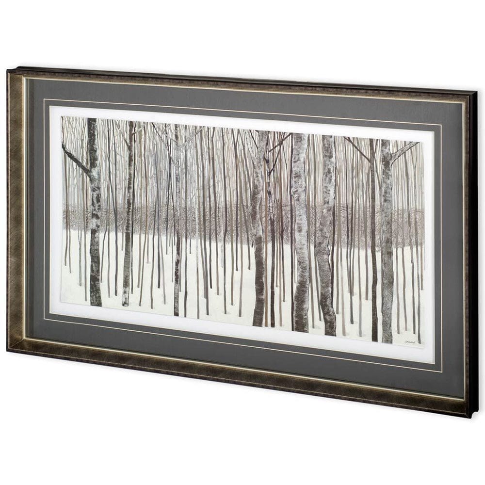 Mercana - Woods in Winter by Kathrine Lovell a Framed Art Print Matted under Glass - 10849 view 1