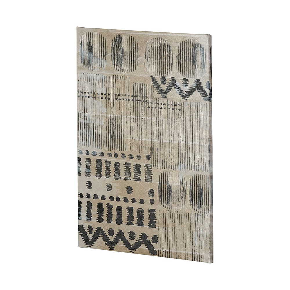 Mercana - Wool and Silk I by Tom Reeves a Hand Embellished Textured Canvas - 101863-L view 4