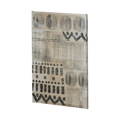 Mercana - Wool and Silk I by Tom Reeves a Hand Embellished Textured Canvas - 101863-L view 4