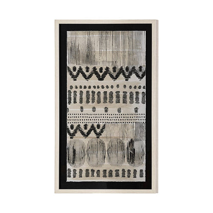 Mercana - Wool and Silk II by Tom Reeves a Hand Embellished Textured Framed Art Print Matted under Glass - 13557 view 1