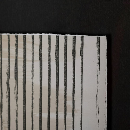 Mercana - Wool and Silk II by Tom Reeves a Hand Embellished Textured Framed Art Print Matted under Glass - 13557 view 6