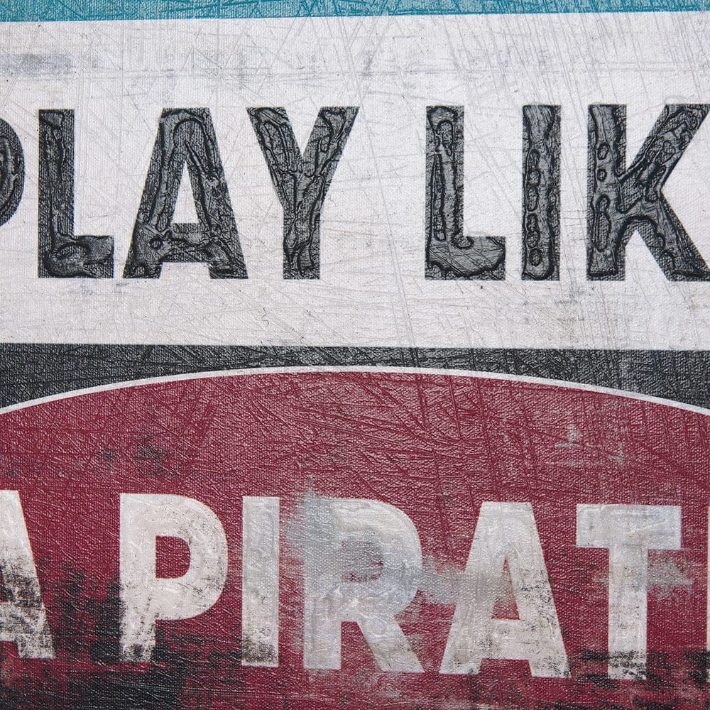 Mercana - Work Like a Captain by Mercana Studio a Hand Embellished Textured Canvas - 102184-S view 8