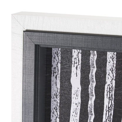 Mercana - Woven Lines I by Mercana Studio a Hand Embellished Textured Framed Art Print - 15072 view 4