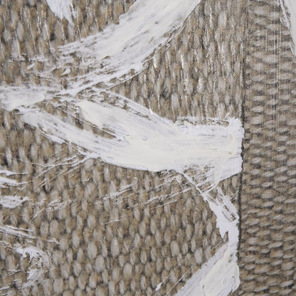 Mercana - Woven Textile by Mercana Studio a Hand Embellished Textured Framed Canvas - 102601-FL view 7