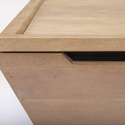 Mercana - Wyatt 41.0L x 41.0W x 16.0H Brown Wood Angular Coffee Table - 69932 view 8