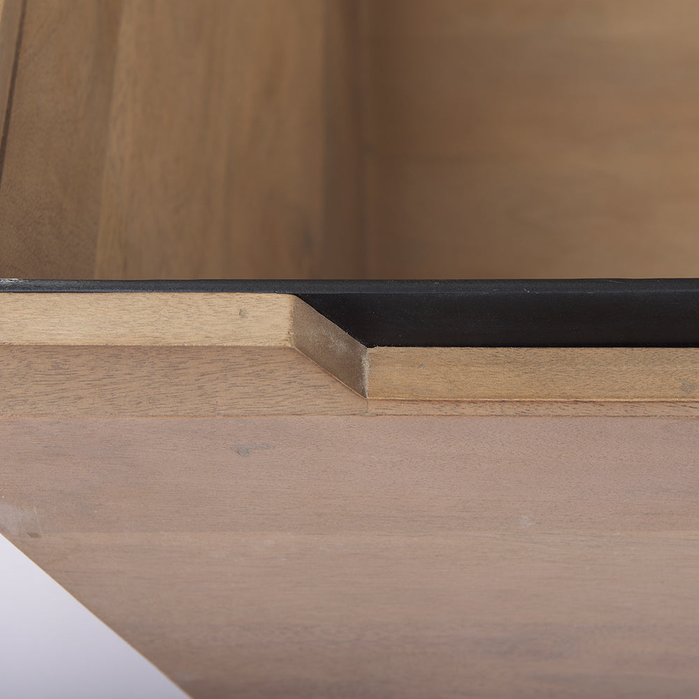 Mercana - Wyatt 41.0L x 41.0W x 16.0H Brown Wood Angular Coffee Table - 69932 view 9