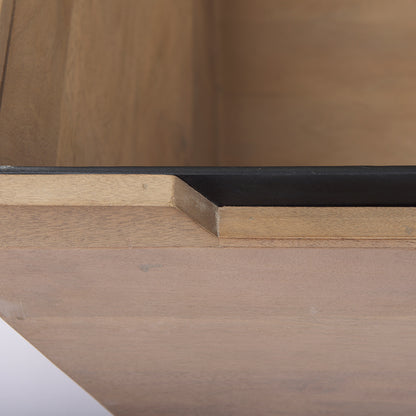 Mercana - Wyatt 41.0L x 41.0W x 16.0H Brown Wood Angular Coffee Table - 69932 view 9