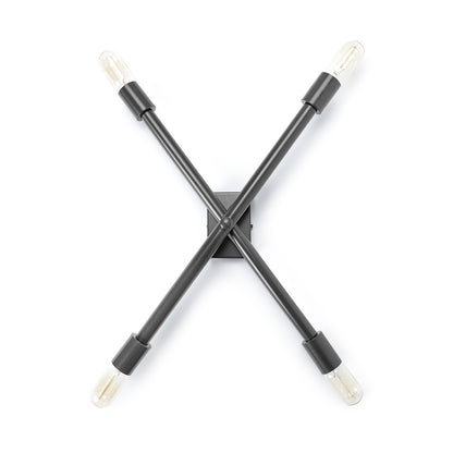 Mercana - Xendi 4x25 Black Toned Metal Sputnik Wall Sconce - 68269_CLOSEOUT view 1