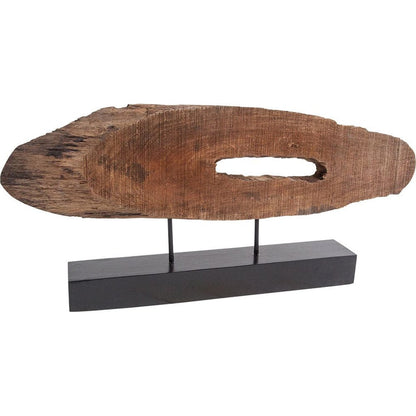 Mercana - Yeadon I 5L x 34W Brown Shaped Oval Wood Object - 57654 view 1