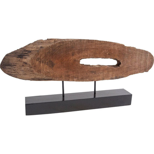 Mercana - Yeadon I 5L x 34W Brown Shaped Oval Wood Object - 57654 view 1