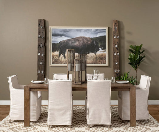 Mercana - Yellowstone Bison by Dunker a Framed Art Print Matted under Glass - 12491 view 2