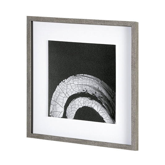 Mercana - Ying Black by Mercana Studio a Hand Embellished Textured Framed Art Print Matted under Glass - 13478 view 2