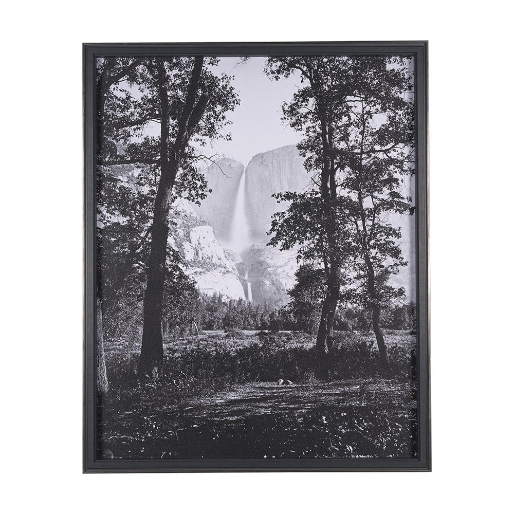 Mercana - Yosemite Falls by Carleton E Watkins a Hand Embellished Textured Framed Art Print - 15270 view 1