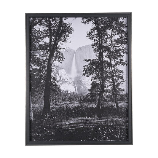 Mercana - Yosemite Falls by Carleton E Watkins a Hand Embellished Textured Framed Art Print - 15270 view 1