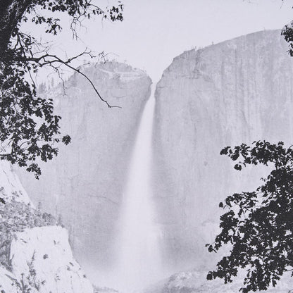 Mercana - Yosemite Falls by Carleton E Watkins a Hand Embellished Textured Framed Art Print - 15270 view 7