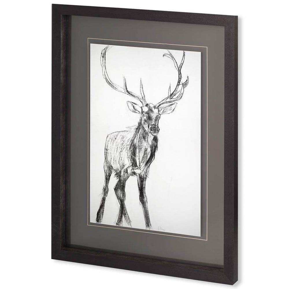 Mercana - Young Elk by Harvey, Brenna a Framed Art Print Matted under Glass - 10287 view 1