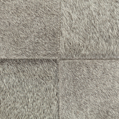 Mercana - Zahavi I 20" Grey-toned hair-on-hide ottoman - 69055 view 8