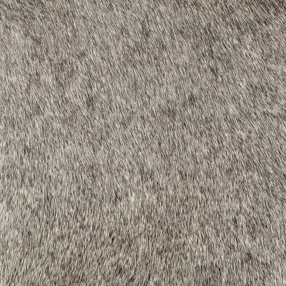 Mercana - Zahavi I 23"H grey-toned hair-on-hide ottoman - 69056 view 7