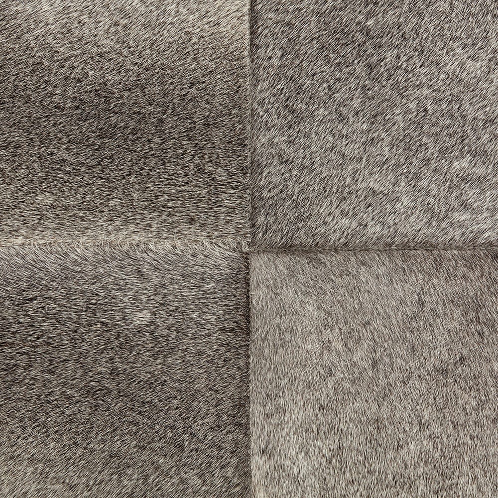 Mercana - Zahavi I 23"H grey-toned hair-on-hide ottoman - 69056 view 9