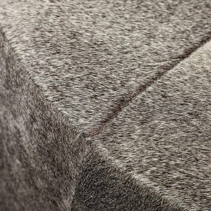 Mercana - Zahavi I 23"H grey-toned hair-on-hide ottoman - 69056 view 10