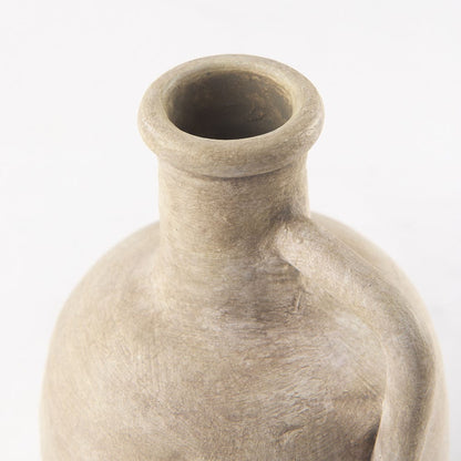 Mercana - Zenni 5.3L x 5.3W x 9.3H Warm Beige Ceramic Vase - 69804 view 5