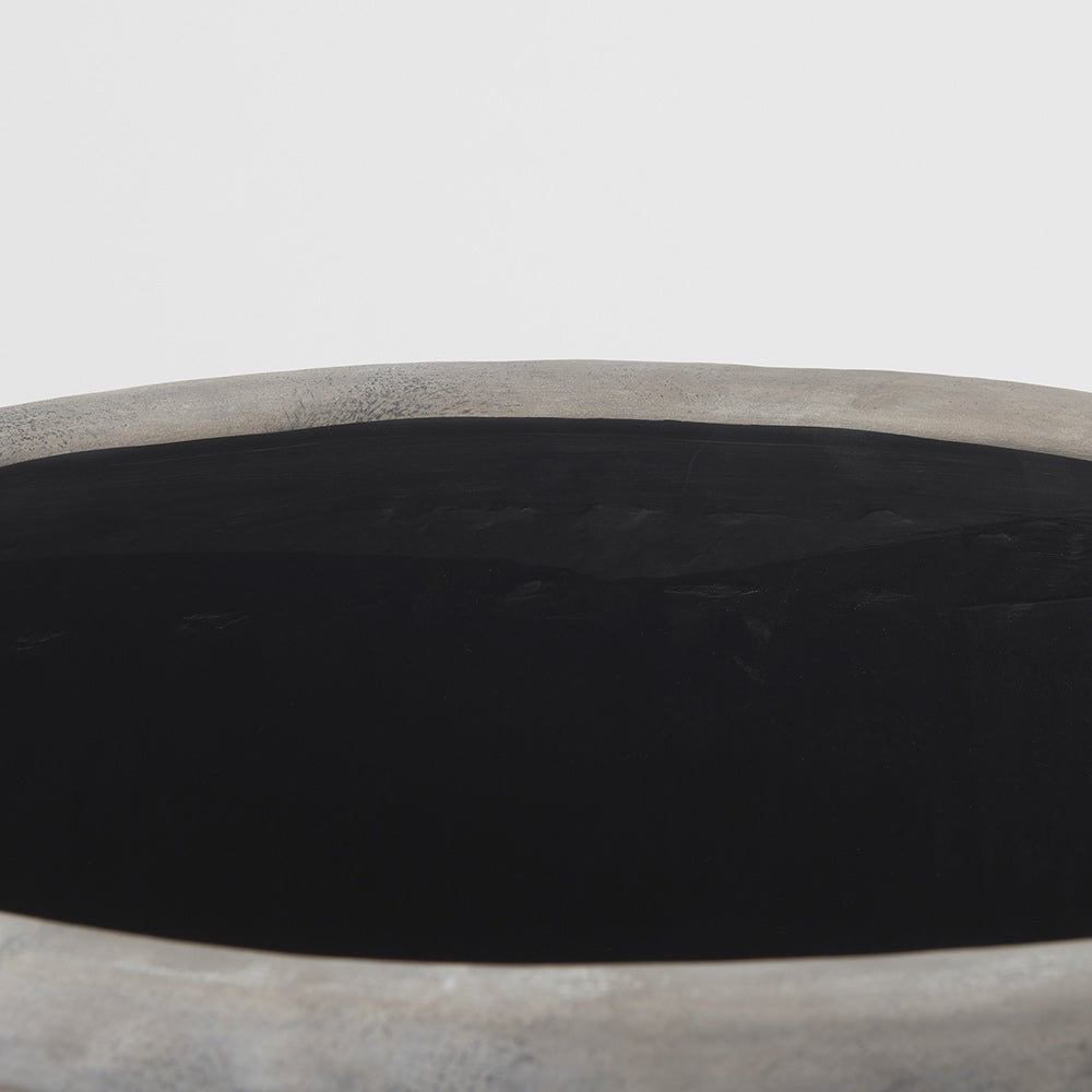 Mercana - Zuma 27.2L x 18.1W x 24.4H Light Gray Ceramic Floor Vase - 69797_CLOSEOUT view 6