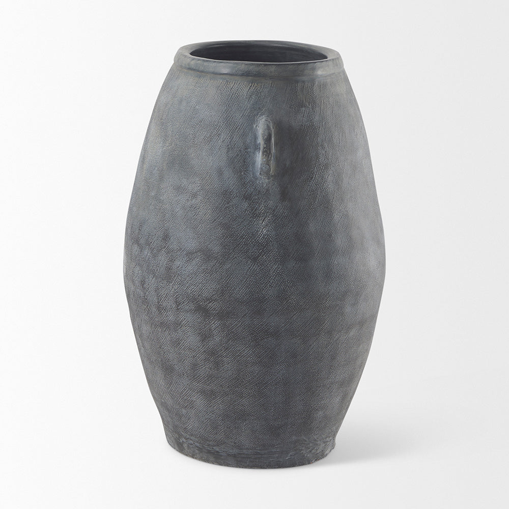 Mercana - Zuma 27.2L x 20.5W x 31.9H Dark Gray Ceramic Floor Vase - 69798_CLOSEOUT view 3