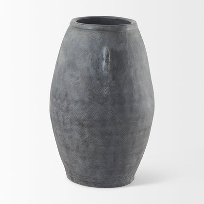 Mercana - Zuma 27.2L x 20.5W x 31.9H Dark Gray Ceramic Floor Vase - 69798_CLOSEOUT view 3