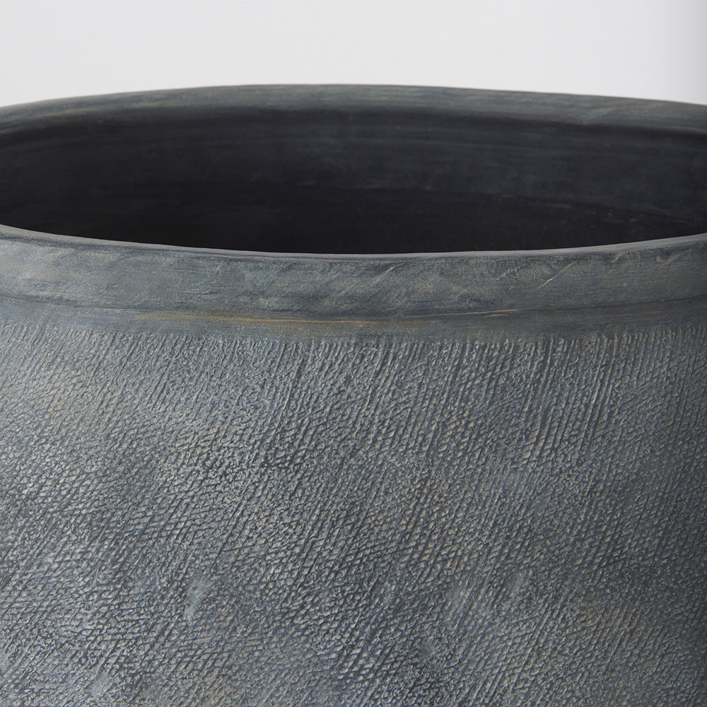 Mercana - Zuma 27.2L x 20.5W x 31.9H Dark Gray Ceramic Floor Vase - 69798_CLOSEOUT view 5