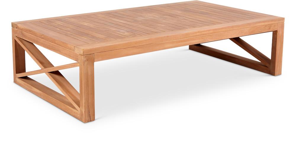 Meridian Furniture - Anguilla Natural Teak Outdoor Coffee Table - 352-CT veiw 1