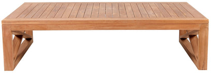Meridian Furniture - Anguilla Natural Teak Outdoor Coffee Table - 352-CT veiw 3