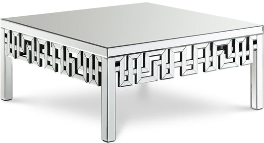 Meridian Furniture - Aria Mirrored Coffee Table - 412-C veiw 1
