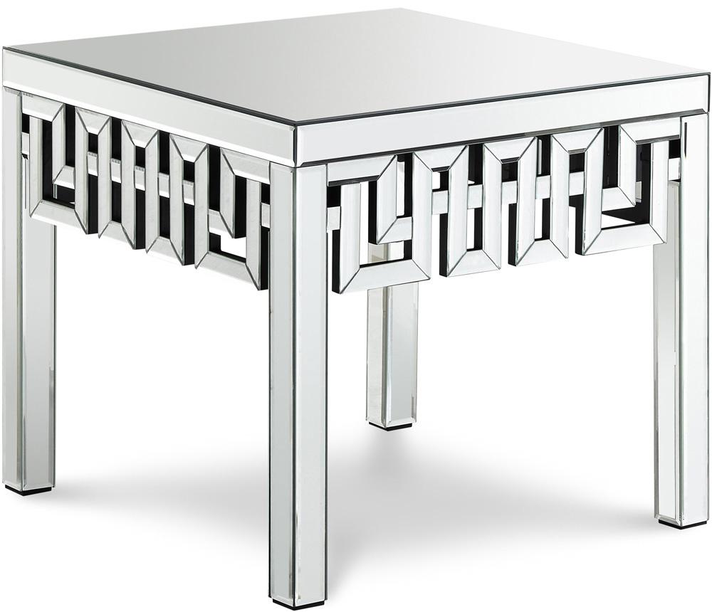 Meridian Furniture - Aria Mirrored End Table - 412-E veiw 1