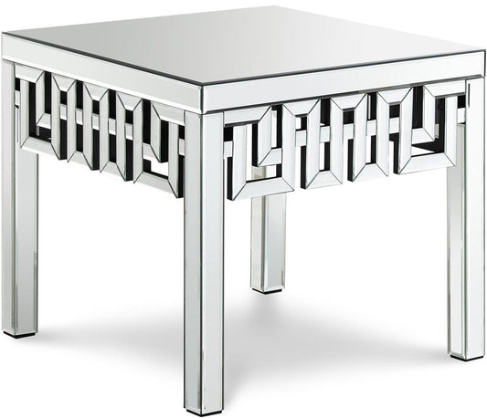 Meridian Furniture - Aria Mirrored End Table - 412-E veiw 1