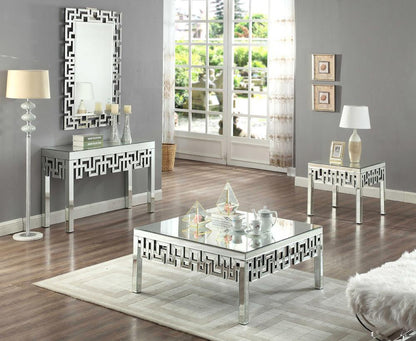 Meridian Furniture - Aria Mirrored End Table - 412-E veiw 3