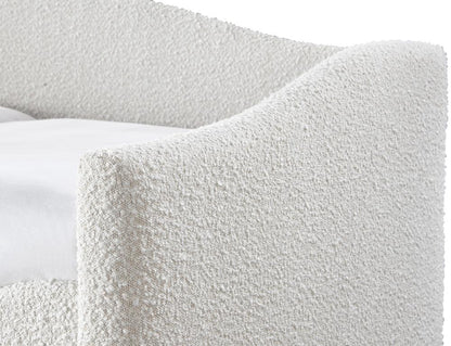Meridian Furniture - Arlo Cream Boucle Fabric Twin Daybed - ArloCream-T veiw 6