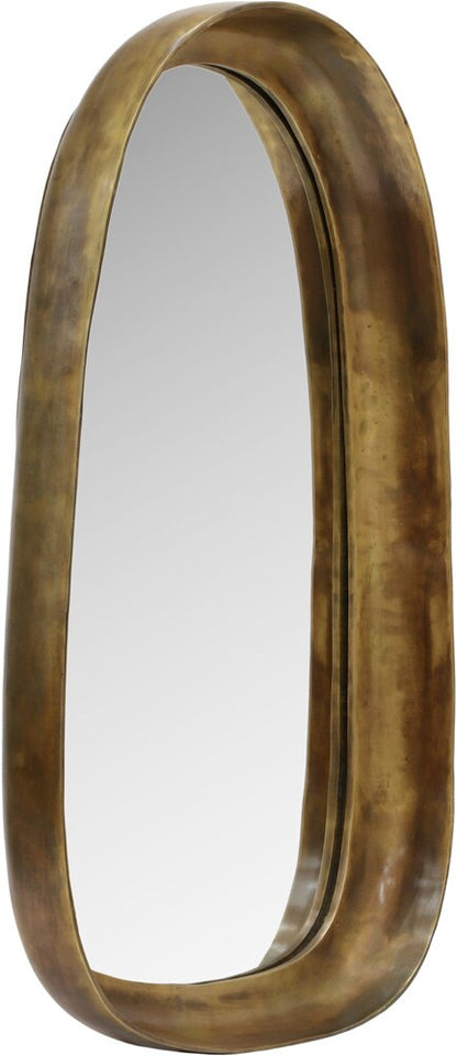 Meridian Furniture - Auberge Brass Mirror - 66001Brass-M veiw 3