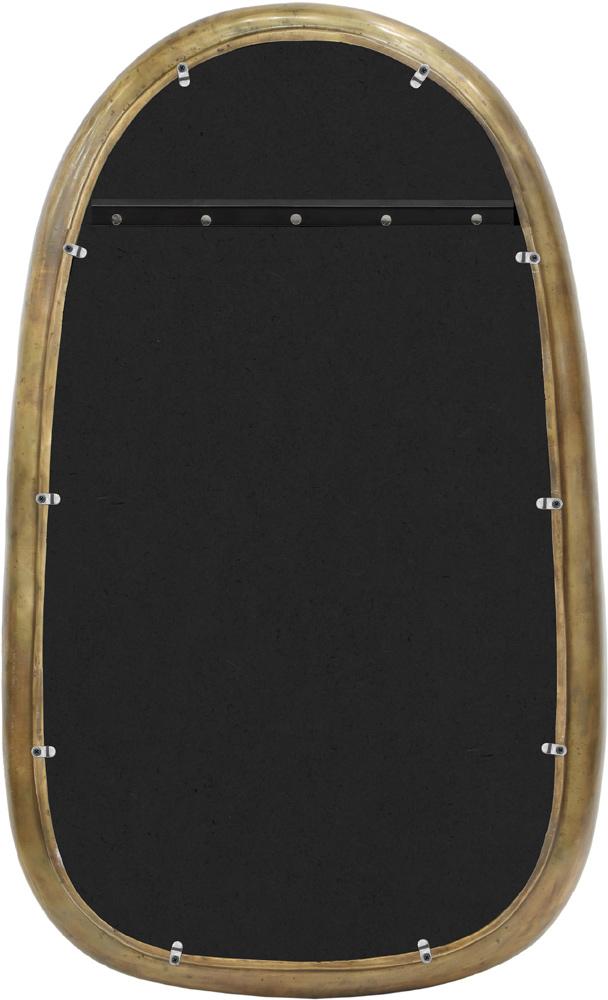 Meridian Furniture - Auberge Brass Mirror - 66001Brass-M veiw 4