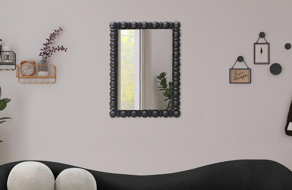 Meridian Furniture - Aubrey Black Mirror - 437Black-36M veiw 2