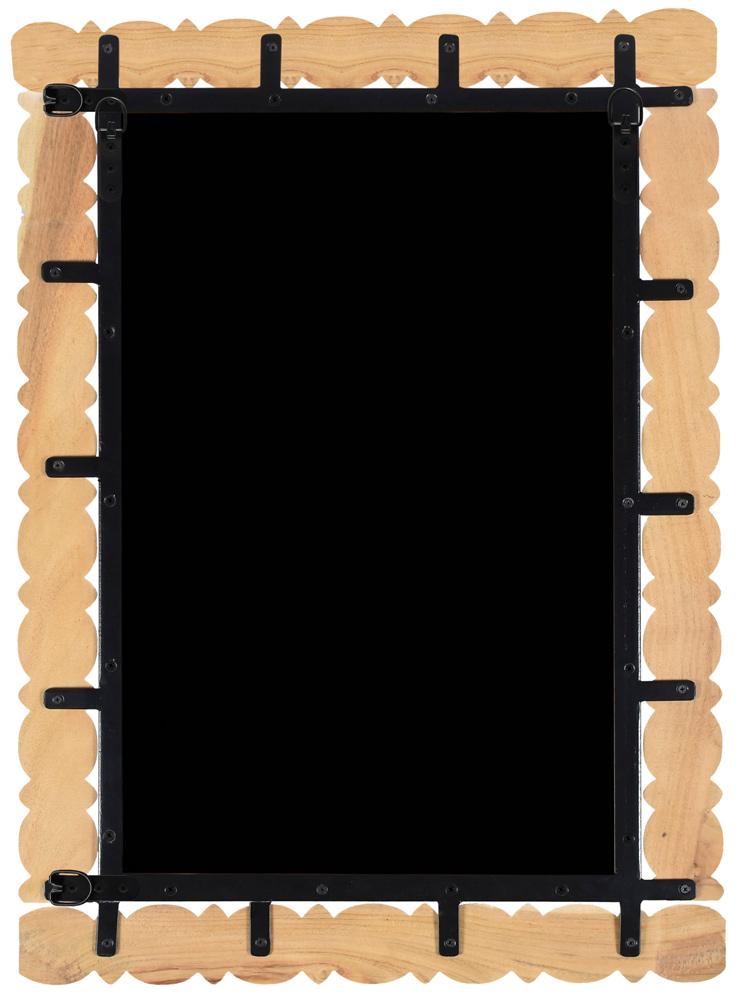 Meridian Furniture - Aubrey Bleached Natural Oak Mirror - 437Oak-36M veiw 4
