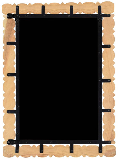 Meridian Furniture - Aubrey Bleached Natural Oak Mirror - 437Oak-36M veiw 4